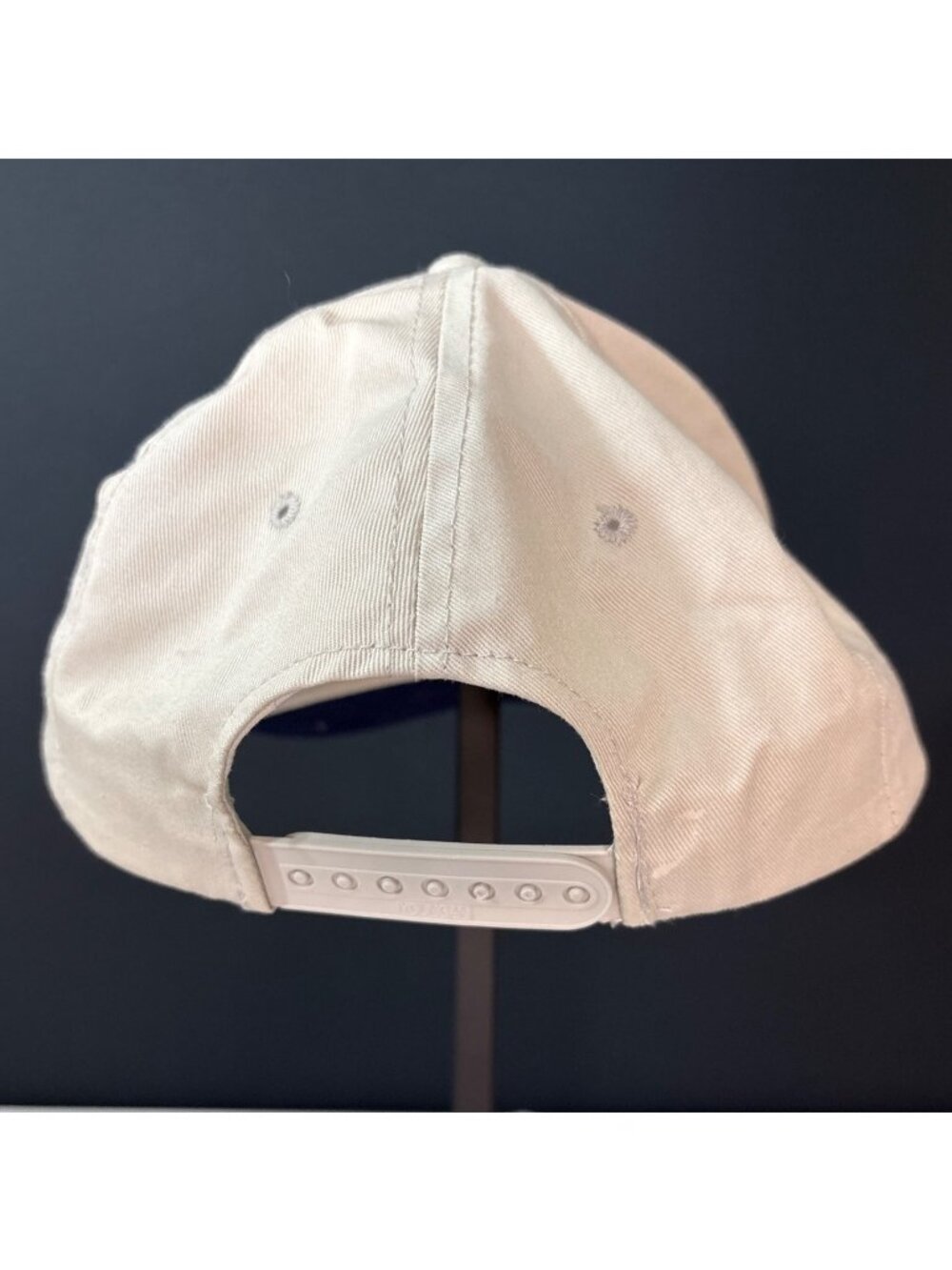 Signatures Men's Baseball Hat Cap Adjustable Cream Beige Navy #1 DAD Gifts OS - Picture 7 of 10